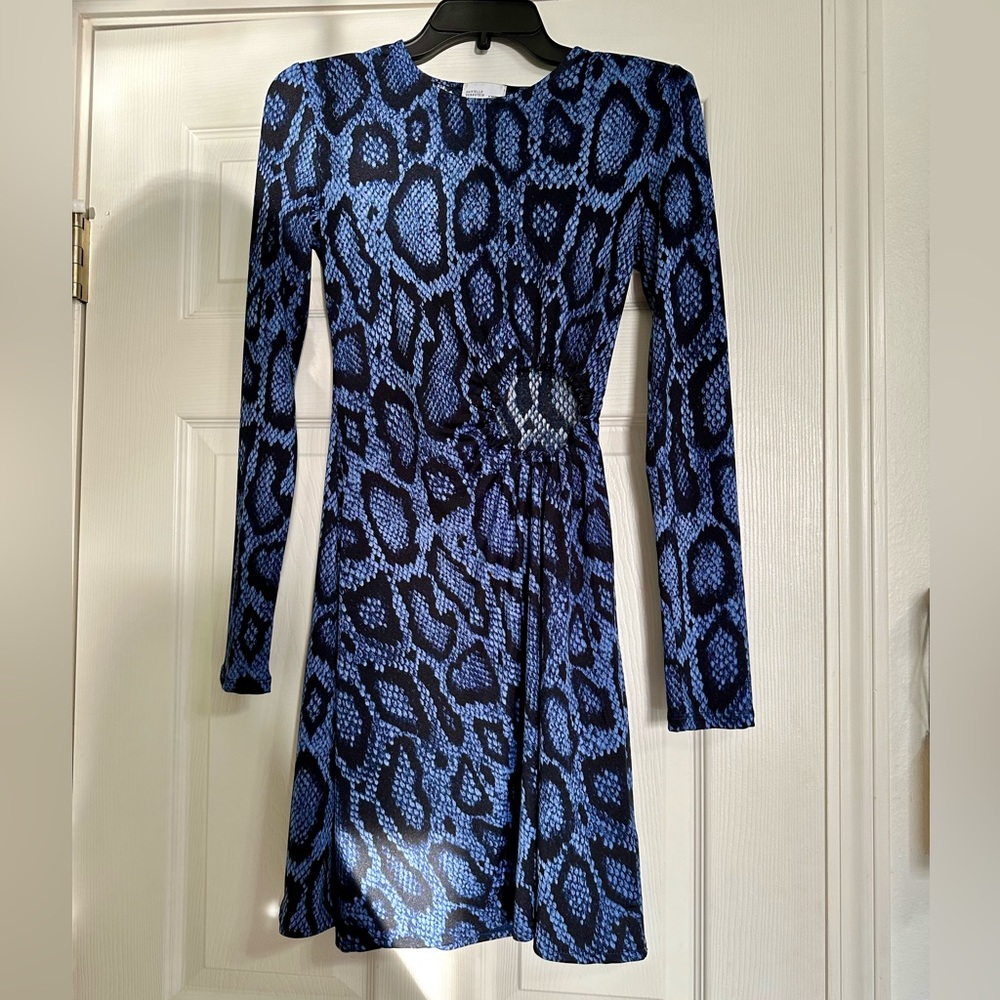 Danielle Bernstein Python Print O-Ring Dress - image 2